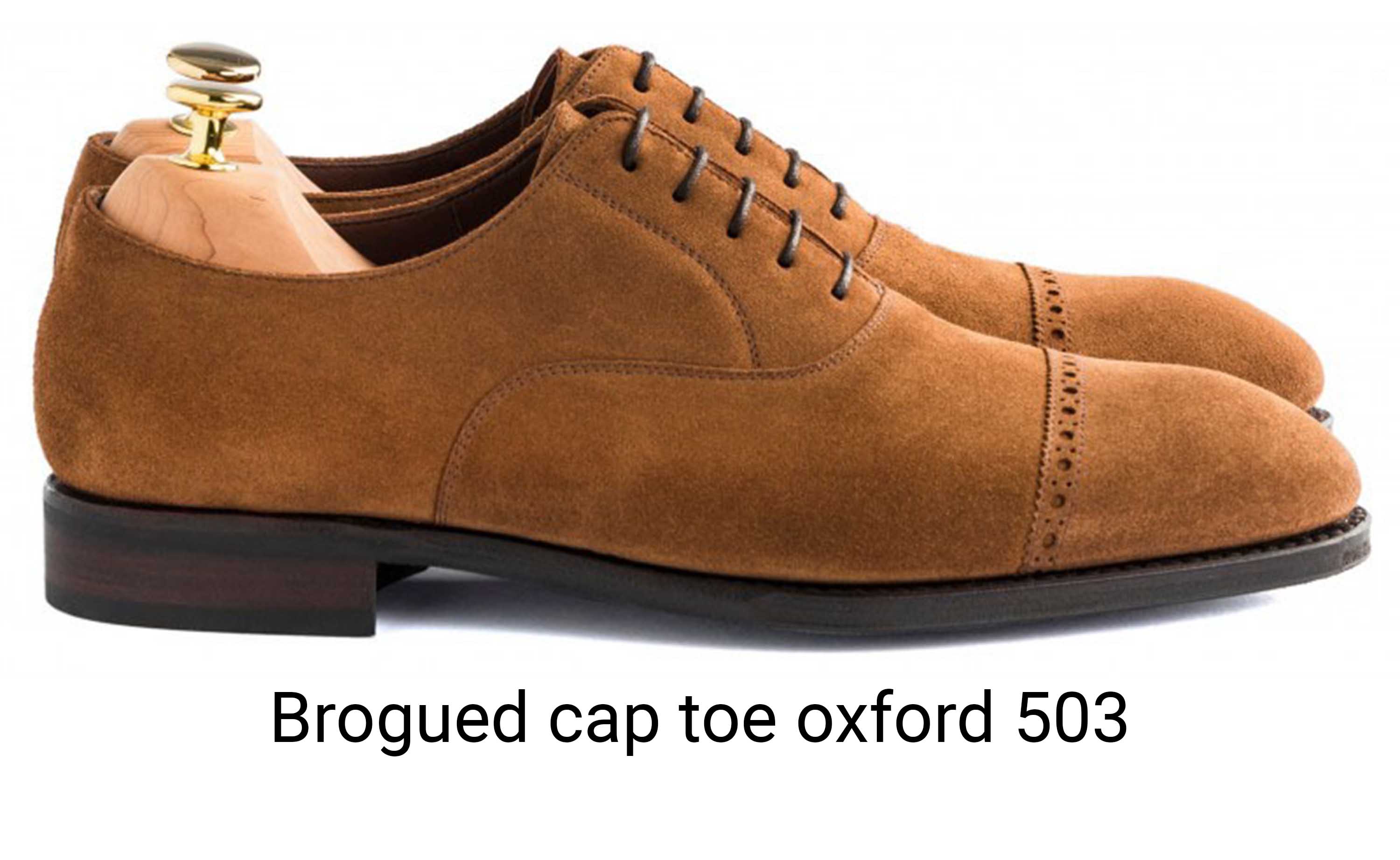 TLB Mallorca brogued cap toe oxford 503